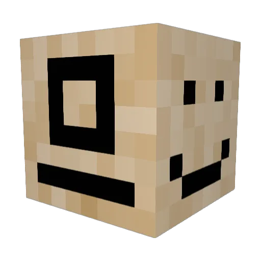 Monkeybab29 Minecraft avatar head, 3D render