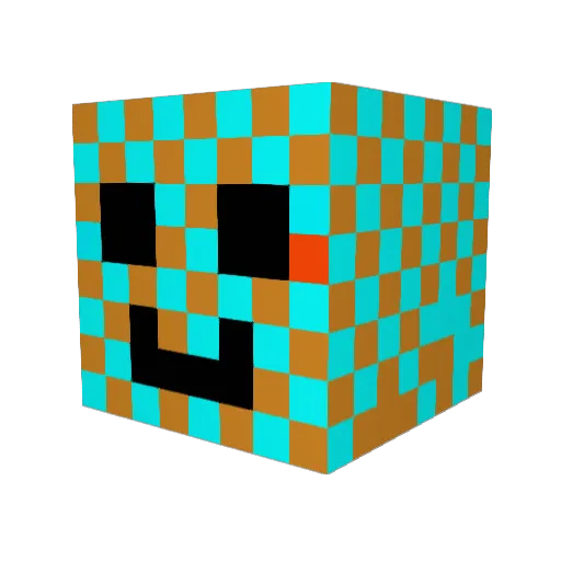 MonkeybearYT Minecraft avatar head, 3D render