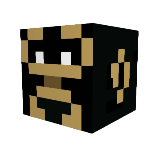 Monkeybone87 Minecraft avatar head, 3D render