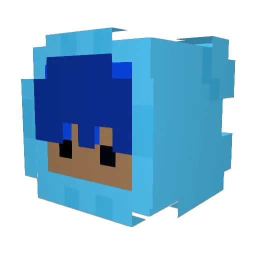 Monkeyboy014 Minecraft avatar head, 3D render