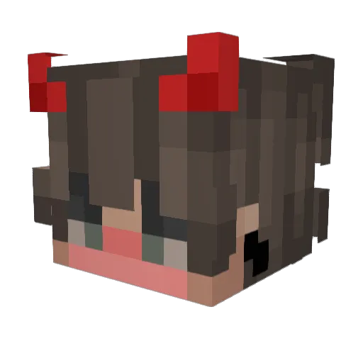 Monkeybrain123 Minecraft avatar head, 3D render