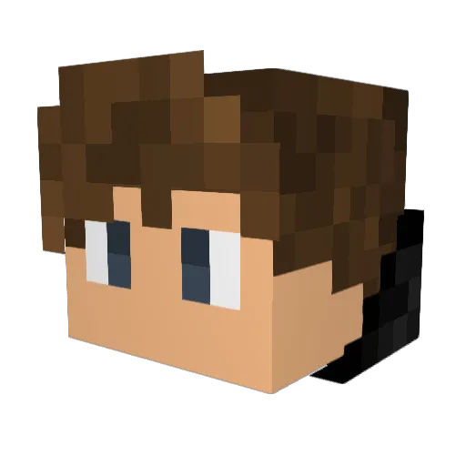 Monkeyface1289 Minecraft avatar head, 3D render
