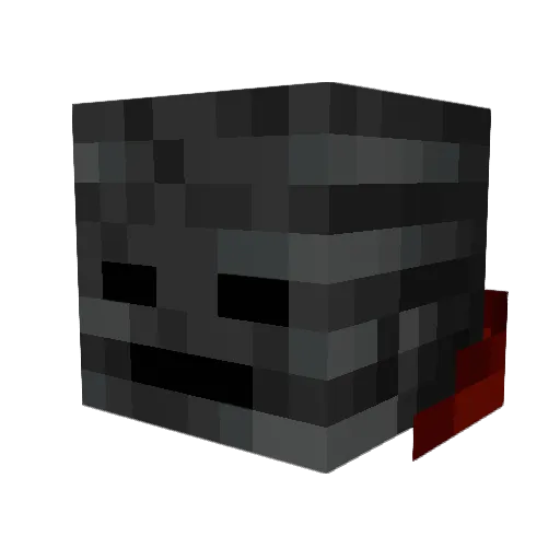 Monkeykarton Minecraft avatar head, 3D render