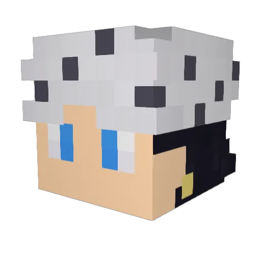 Monkeyking246 Minecraft avatar head, 3D render