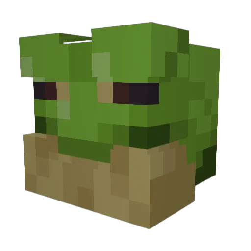 Monkeyman1443 Minecraft avatar head, 3D render