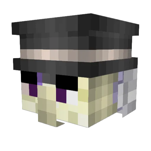 Monkeyman4303 Minecraft avatar head, 3D render