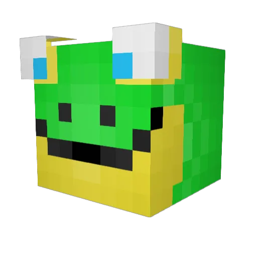 MonkeymanHF Minecraft avatar head, 3D render