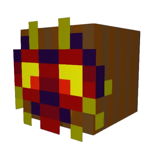 MonkeyonFire5 Minecraft avatar head, 3D render