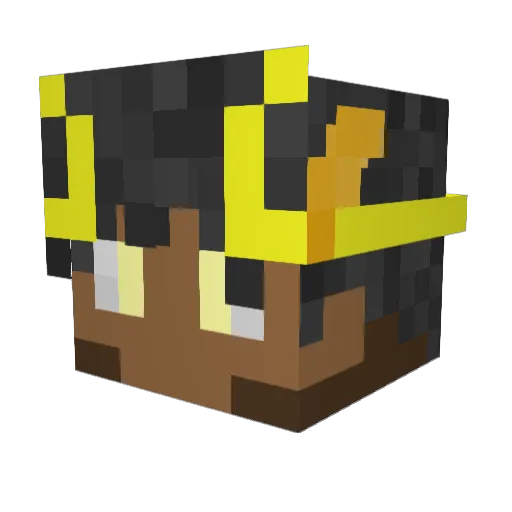 Monkeyprince1 Minecraft avatar head, 3D render