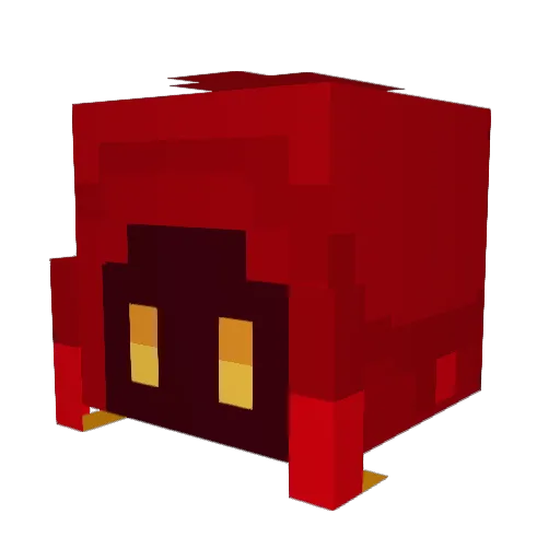 Monkeys4Eva Minecraft avatar head, 3D render