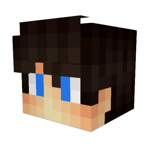 MonkeysRus111 Minecraft avatar head, 3D render