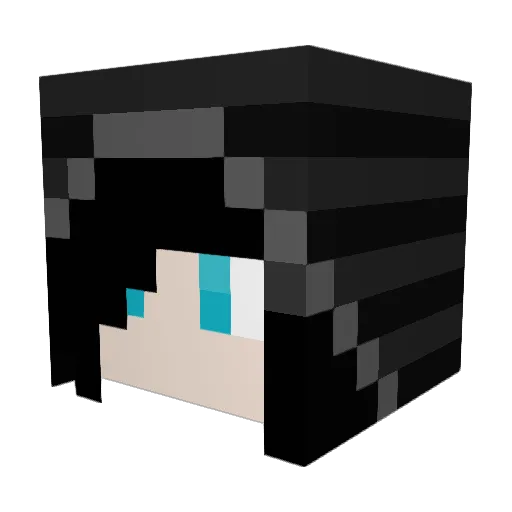 Monkeyszz Minecraft avatar head, 3D render