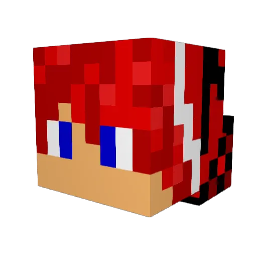 Monkeywill02 Minecraft avatar head, 3D render
