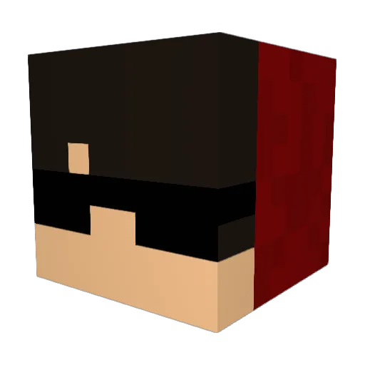 MonkeyyMC_ Minecraft avatar head, 3D render