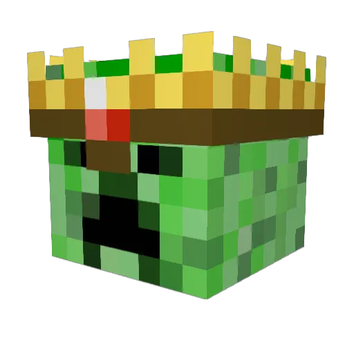Monki1865 Minecraft avatar head, 3D render