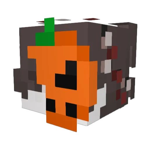 Monkifiy Minecraft avatar head, 3D render