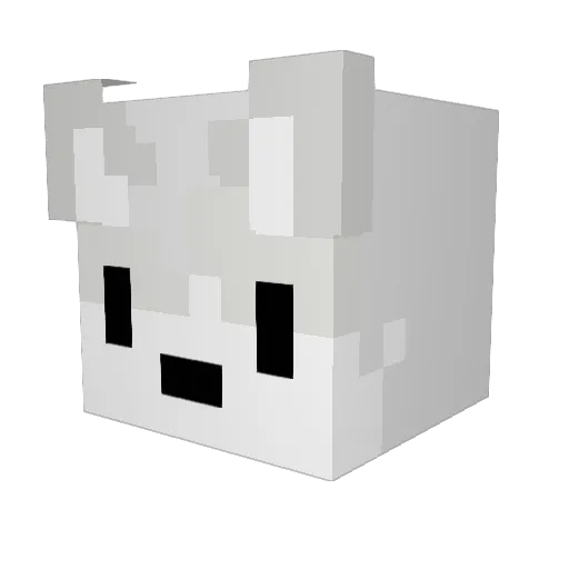 Monks725 Minecraft avatar head, 3D render