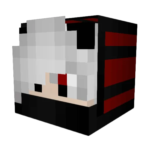 MonkungkuB Minecraft avatar head, 3D render