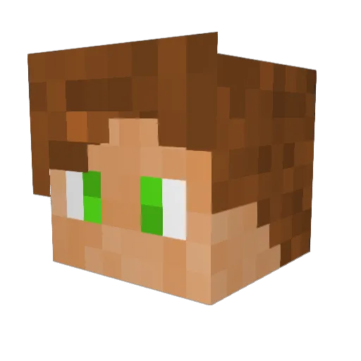 MonoGamerhd Minecraft avatar head, 3D render