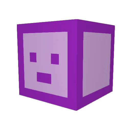 MonoY_ Minecraft avatar head, 3D render