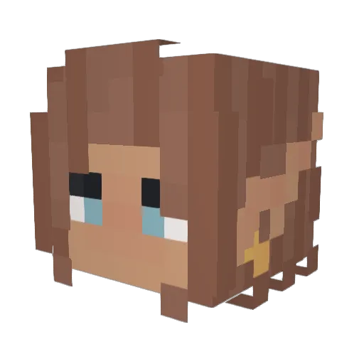 MonokesUlv Minecraft avatar head, 3D render