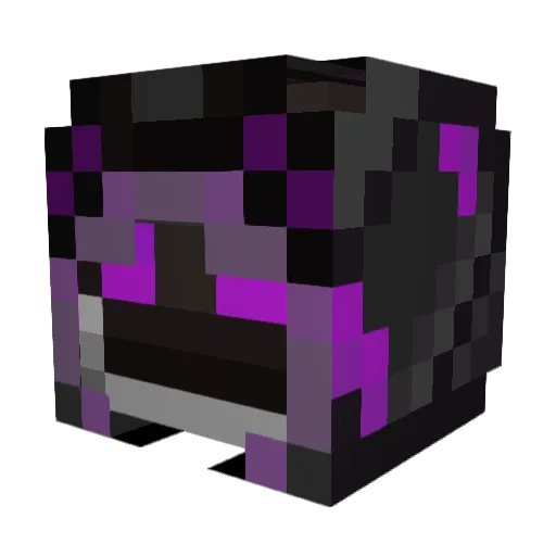 Monokrom Minecraft avatar head, 3D render