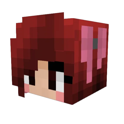 Monolo7380 Minecraft avatar head, 3D render