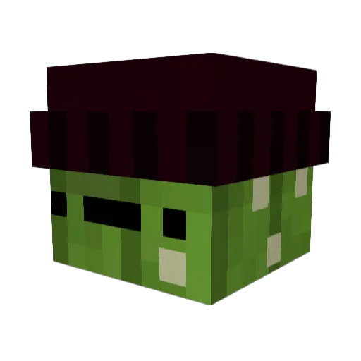 Monomo2008Fro Minecraft avatar head, 3D render