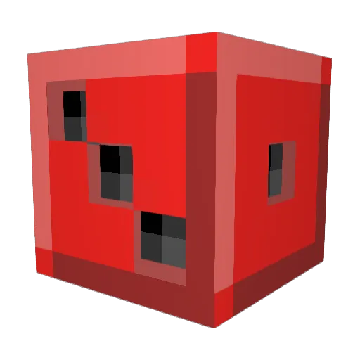 MonopolyDice Minecraft avatar head, 3D render
