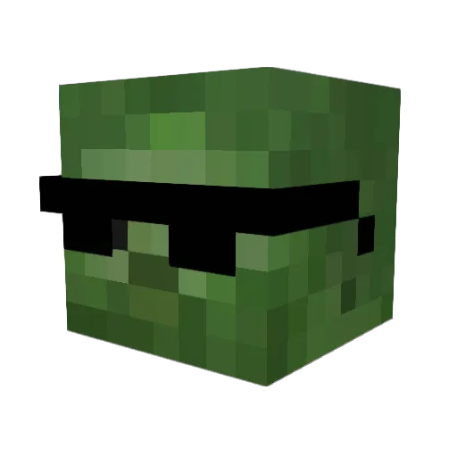 Monopoly_MAN28 Minecraft avatar head, 3D render