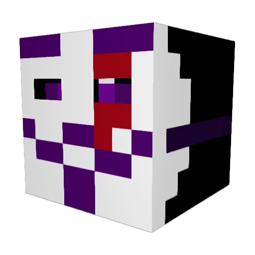 Monos_Archein Minecraft avatar head, 3D render