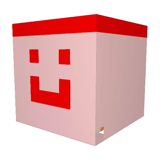 Monrey92 Minecraft avatar head, 3D render