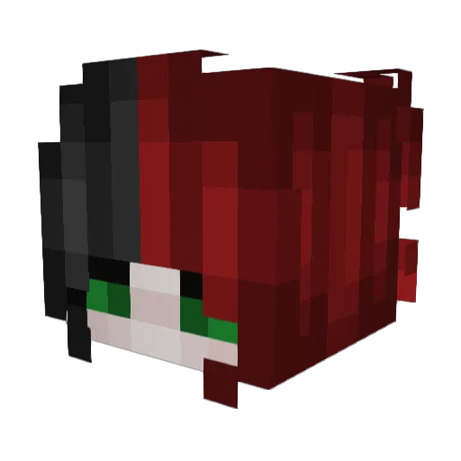 MonroevilleA Minecraft avatar head, 3D render