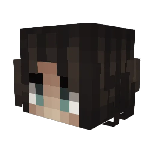 MonsMigneus Minecraft avatar head, 3D render