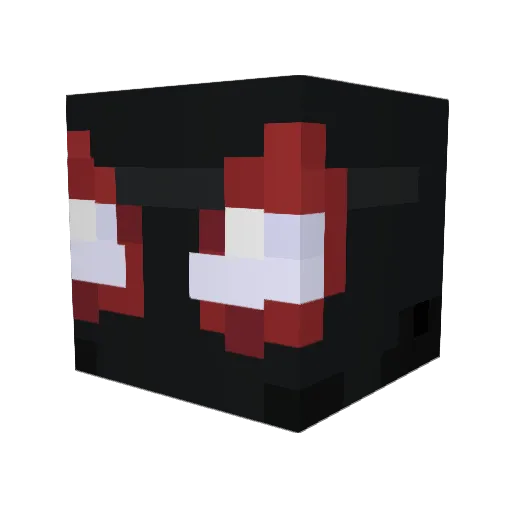 Monsi104 Minecraft avatar head, 3D render