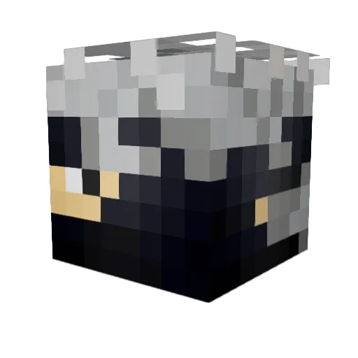 MonsieurAdrian Minecraft avatar head, 3D render