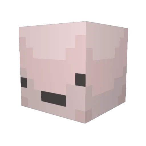 MonsieurMayo Minecraft avatar head, 3D render