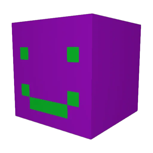 MonsieurWoogs Minecraft avatar head, 3D render