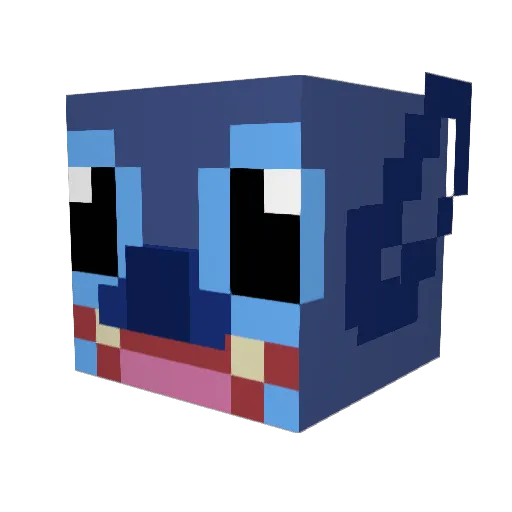 Monsieur_Fluffy Minecraft avatar head, 3D render