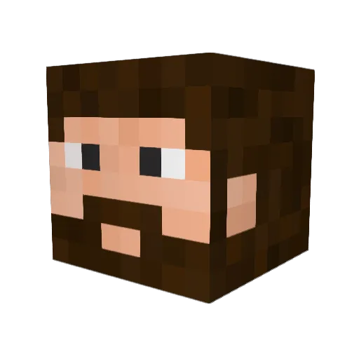 Monsieur_Marnik Minecraft avatar head, 3D render
