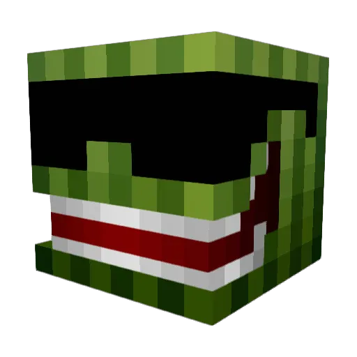 Monsieur_Mo Minecraft avatar head, 3D render