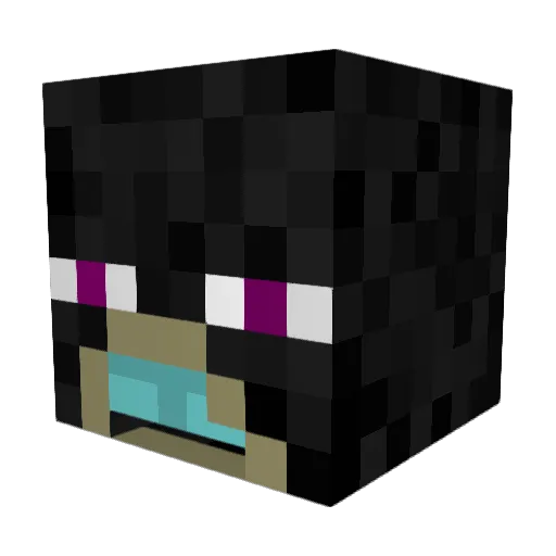 Monsieur_Slime Minecraft avatar head, 3D render