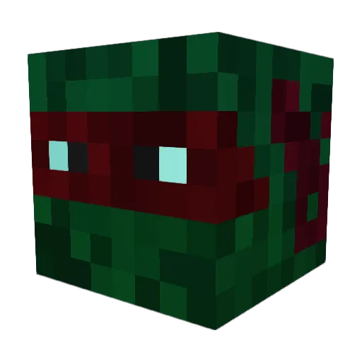 Monskiy220 Minecraft avatar head, 3D render