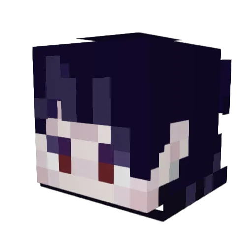 Monssi00 Minecraft avatar head, 3D render