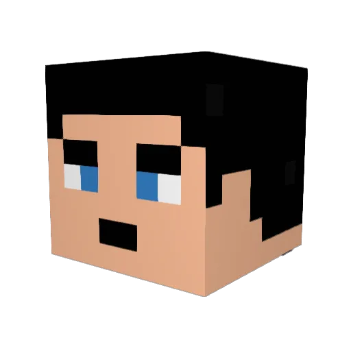 Monst3rslayer Minecraft avatar head, 3D render