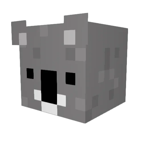 Monstaa20 Minecraft avatar head, 3D render