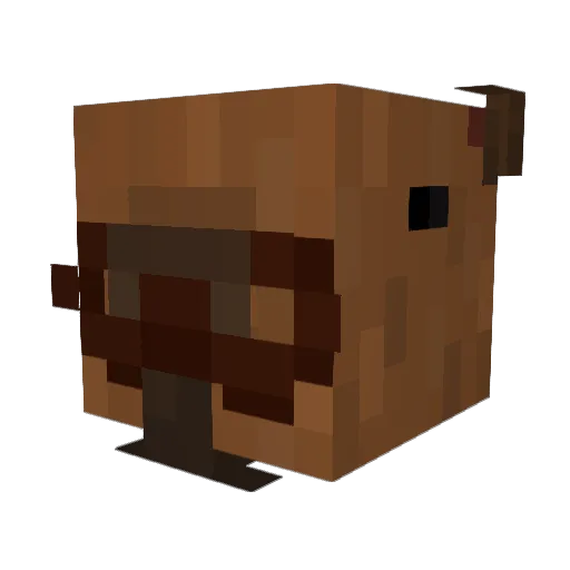 Monstard1 Minecraft avatar head, 3D render