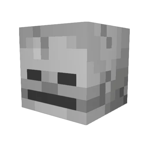Monster122004 Minecraft avatar head, 3D render