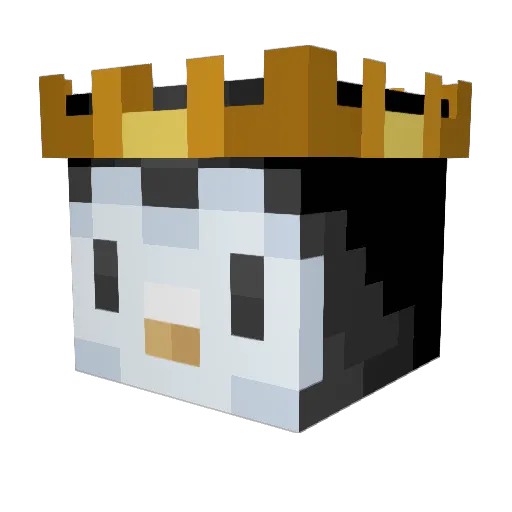 Monster1Mash Minecraft avatar head, 3D render
