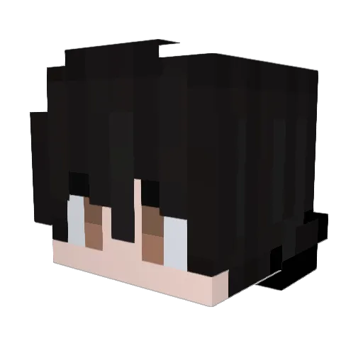 Monster1Venom Minecraft avatar head, 3D render